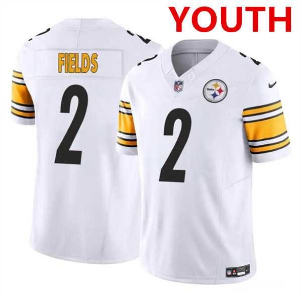 Youth Pittsburgh Steelers #2 Justin Fields White 2023 F.U.S.E. Vapor Untouchable Limited Football Stitched Jersey Dzhi,We sell and wholesale Youth Pittsburgh Steelers #2 Justin Fields White 2023 F.U.S.E. Vapor Untouchable Limited Football Stitched Jersey Dzhi on line form chian!